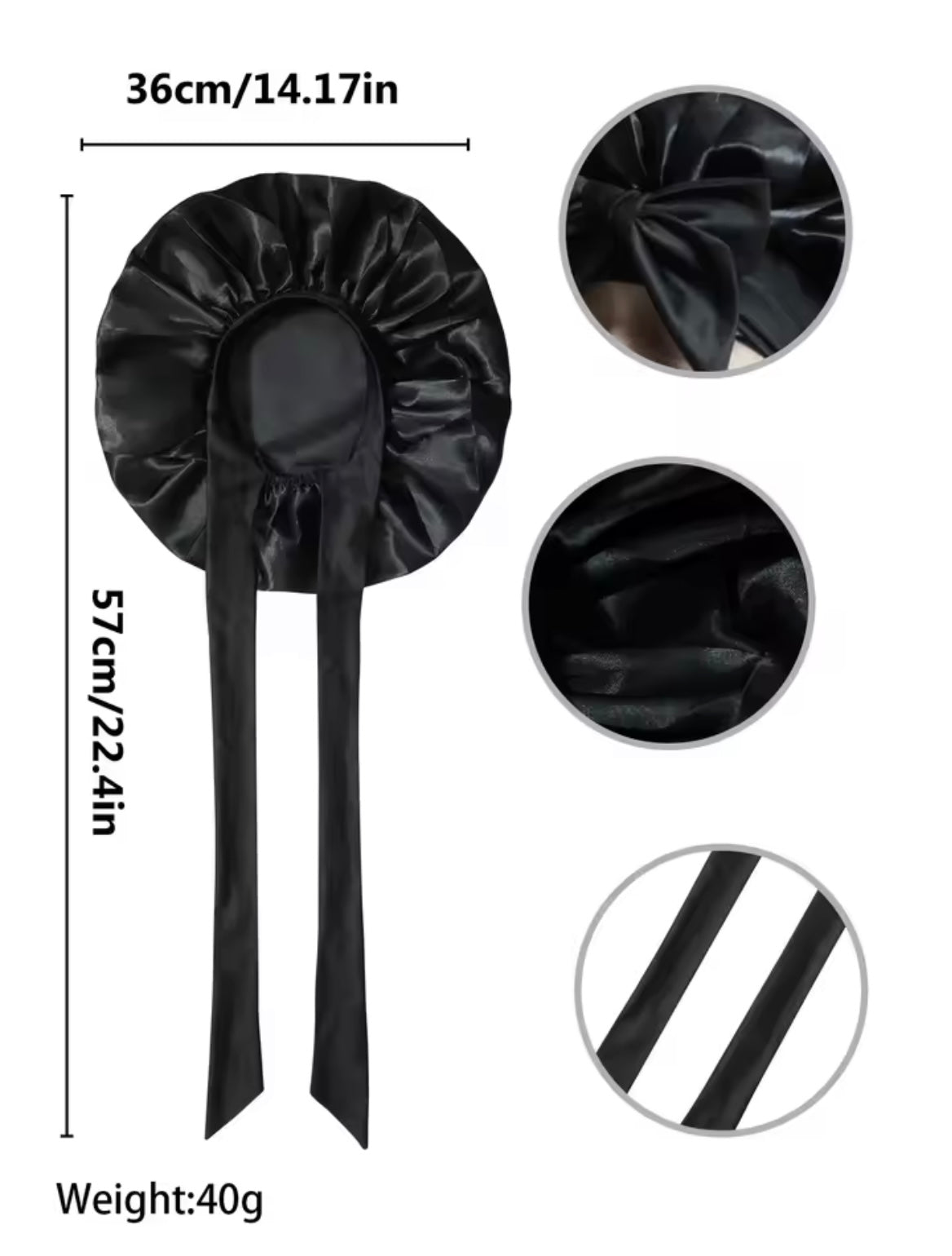 ✨ Bonnet en Soie Cheveux Parfaits au Réveil