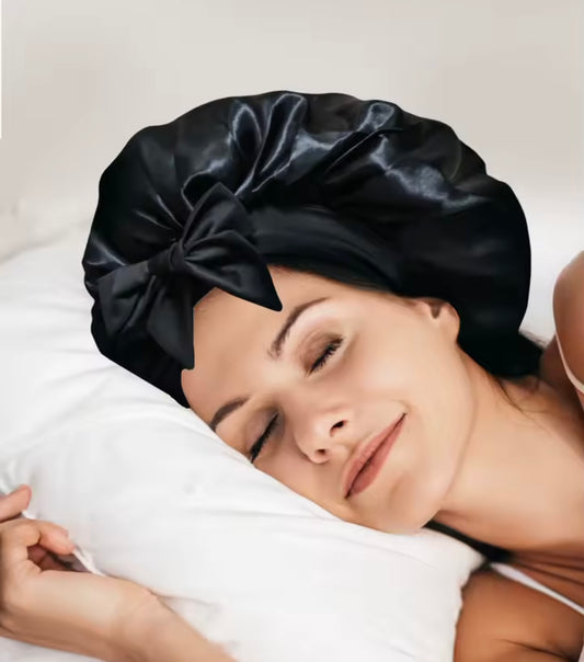 ✨ Bonnet en Soie  Cheveux Parfaits au Réveil